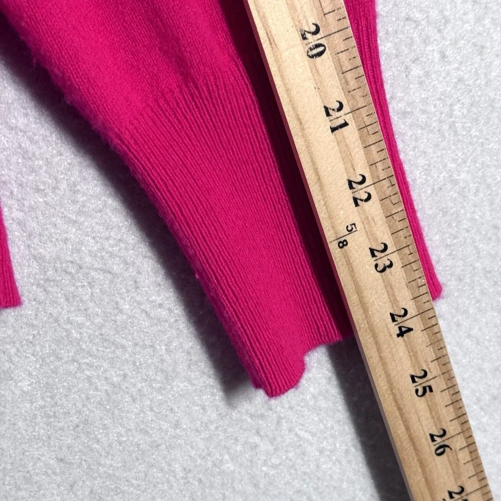 J‎ Crew Cashmere Sweater Womens Medium Classic Fit Crewneck Preppy Pink BA400